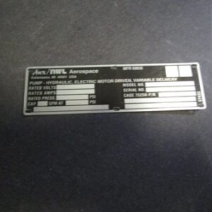 57455 ID PLATE NAME