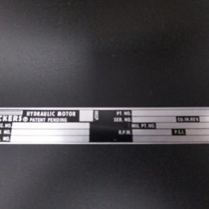 219264 DATA PLATE